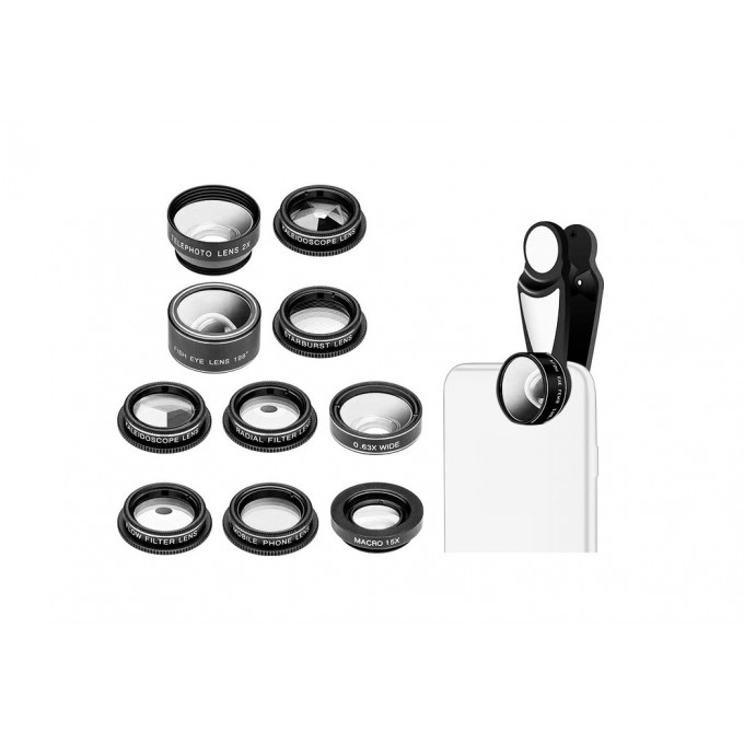 Набор объективов для смартфона LEVENHUK LENS S10 85976