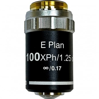 Объектив фазовый планахроматический LEVENHUK 100x/1,25 Oil, беск/0,17